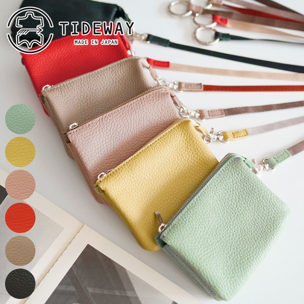 TIDEWAY タイドウェイ MONTH マンス WALLET with CORD T2726 TIDEWAY タイドウェイ MONTH マンス WALLET with CORD T2726
