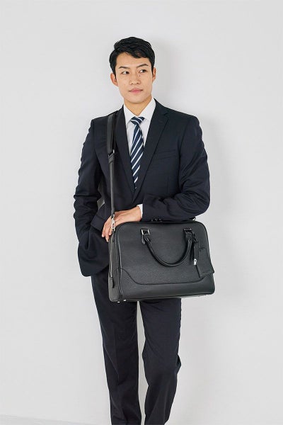 PELLE MORBIDA ペッレモルビダ Maiden Voyage メイデン ボヤージュ シュリンクレザー ブリーフバッグ 1室タイプ ショルダーベルト付属 PMO-MB075