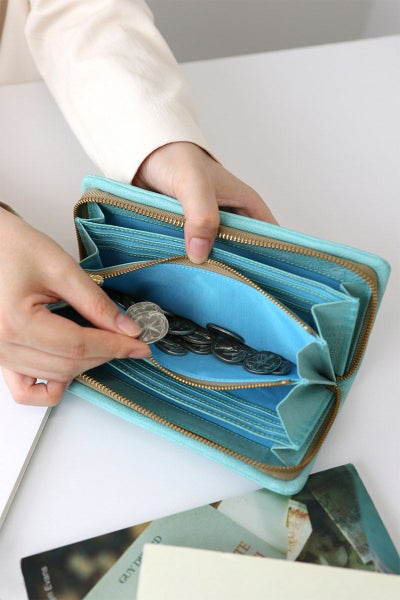 BAGGY'S ANNEX バギーズアネックス FOG leather (フォグレザー) 小銭入れ付き長財布（ラウンドファスナー式 ）LZYS-7000