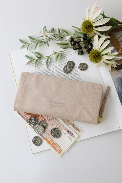 BAGGY'S ANNEX バギーズアネックス FOG leather (フォグレザー) 小銭入れ付き長財布（ラウンドファスナー式 ）LZYS-7000