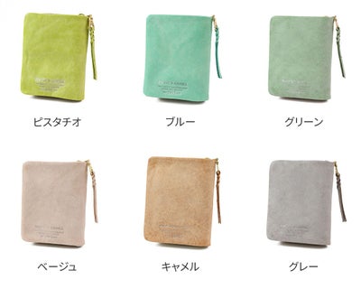 BAGGY'S ANNEX バギーズアネックス FOG leather (フォグレザー) 小銭入れ付き二つ折り財布（ラウンドファスナー式 ）LZYS-7001