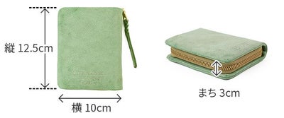 BAGGY'S ANNEX バギーズアネックス FOG leather (フォグレザー) 小銭入れ付き二つ折り財布（ラウンドファスナー式 ）LZYS-7001