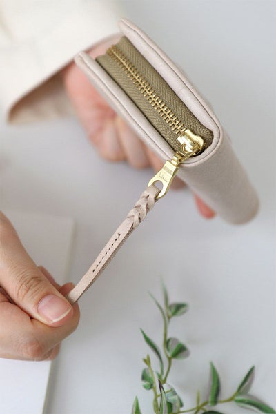 BAGGY'S ANNEX バギーズアネックス FOG leather (フォグレザー) 小銭入れ付き二つ折り財布（ラウンドファスナー式 ）LZYS-7001