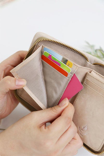 BAGGY'S ANNEX バギーズアネックス FOG leather (フォグレザー) 小銭入れ付き二つ折り財布（ラウンドファスナー式 ）LZYS-7001