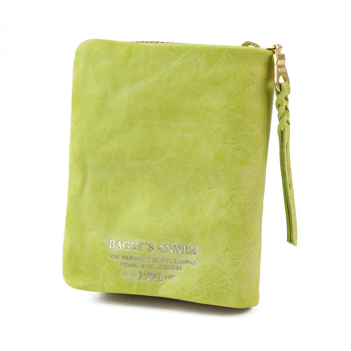 BAGGY'S ANNEX バギーズアネックス FOG leather (フォグレザー) 小銭入れ付き二つ折り財布（ラウンドファスナー式 ）LZYS-7001