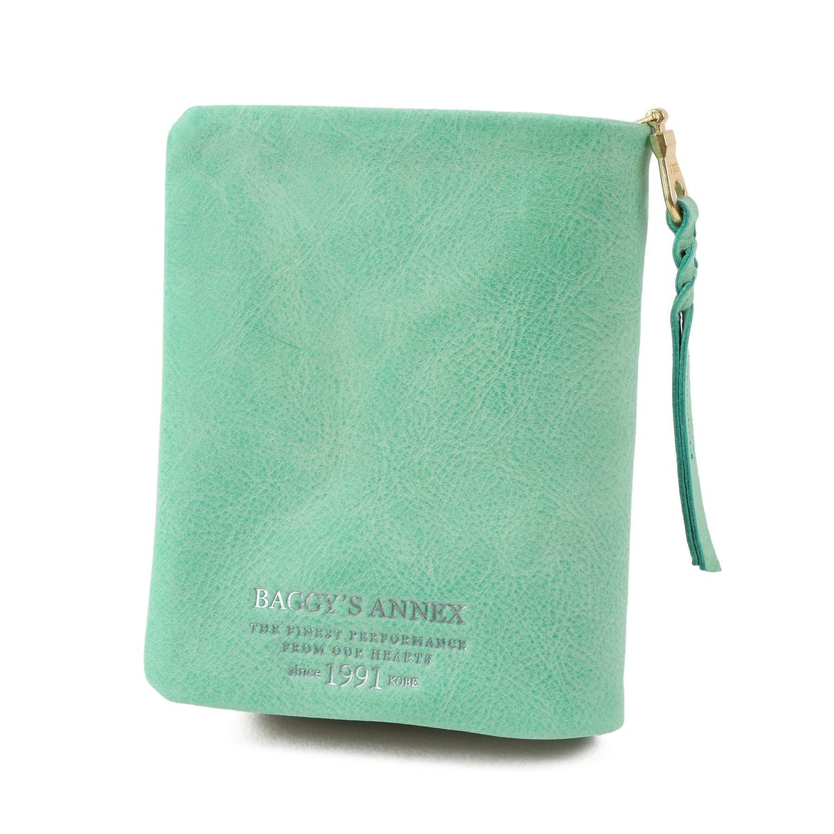 BAGGY'S ANNEX バギーズアネックス FOG leather (フォグレザー) 小銭入れ付き二つ折り財布（ラウンドファスナー式 ）LZYS-7001