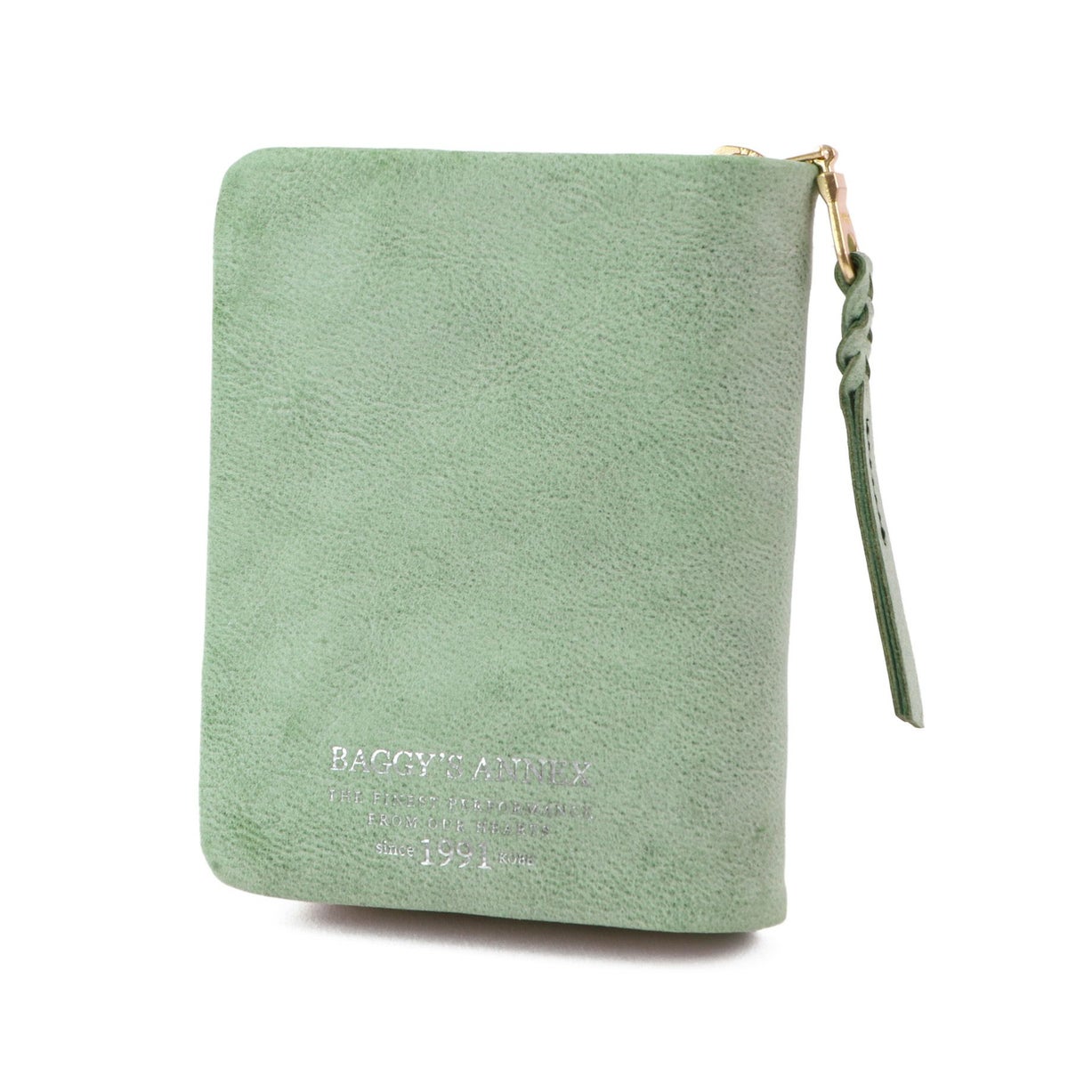 BAGGY'S ANNEX バギーズアネックス FOG leather (フォグレザー) 小銭入れ付き二つ折り財布（ラウンドファスナー式 ）LZYS-7001