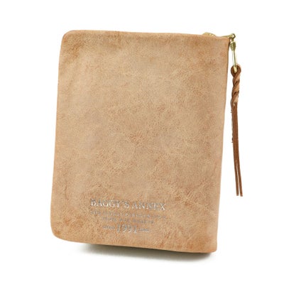 BAGGY'S ANNEX バギーズアネックス FOG leather (フォグレザー) 小銭入れ付き二つ折り財布（ラウンドファスナー式 ）LZYS-7001