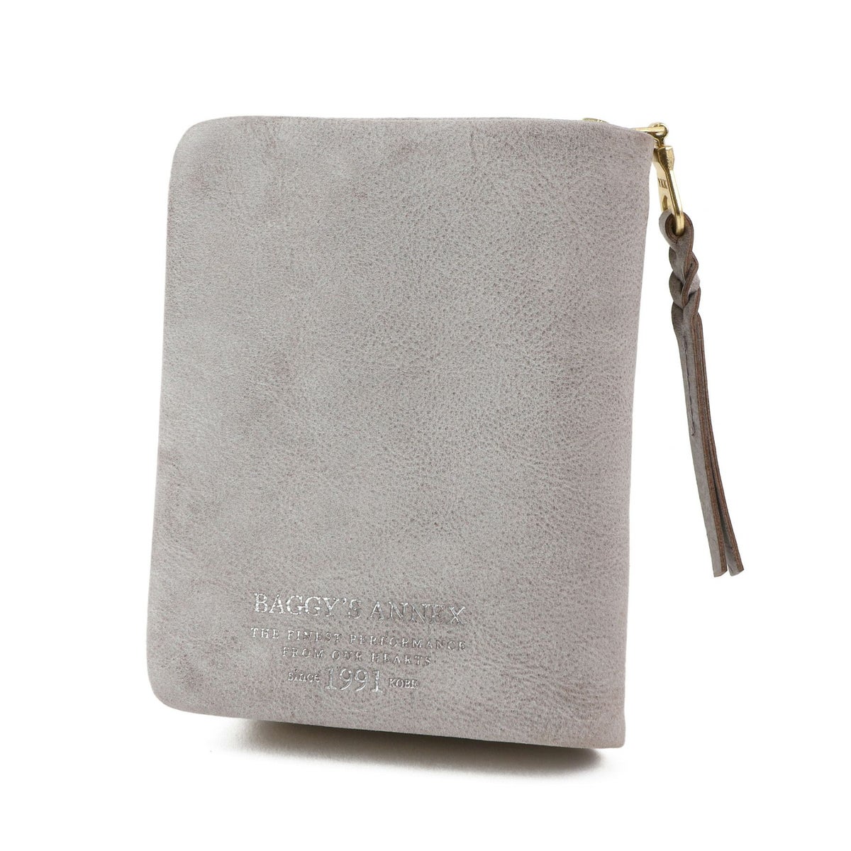 BAGGY'S ANNEX バギーズアネックス FOG leather (フォグレザー) 小銭入れ付き二つ折り財布（ラウンドファスナー式 ）LZYS-7001