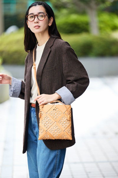 genten ゲンテン Suscut basket サスカットバスケット ショルダーバッグ 43977