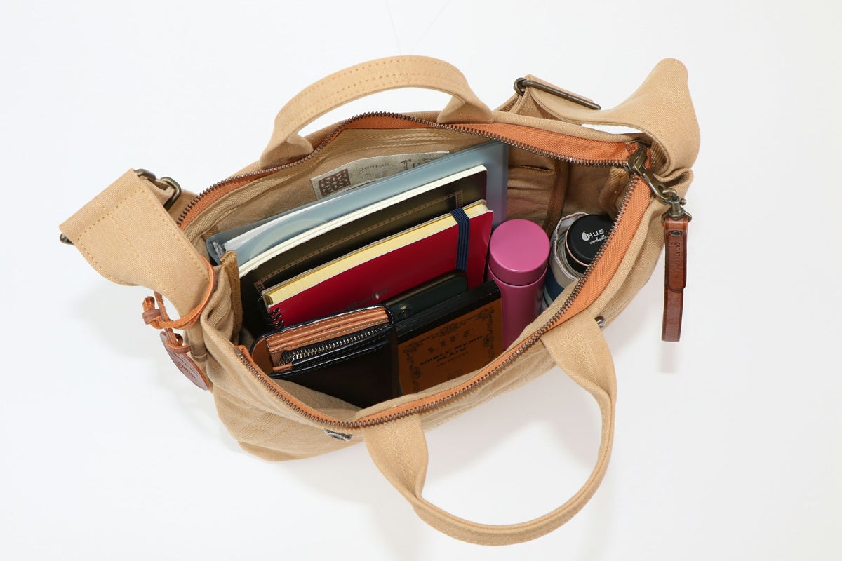 genten ゲンテン Mil Canvas ミルキャンバス 2WAYショルダーバッグ 44540