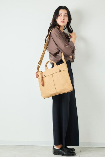 genten ゲンテン Mil Canvas ミルキャンバス 2WAYショルダーバッグ 44540