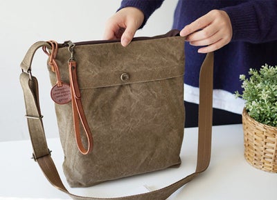 genten ゲンテン Mil Canvas ミルキャンバス ショルダーバッグ 44541