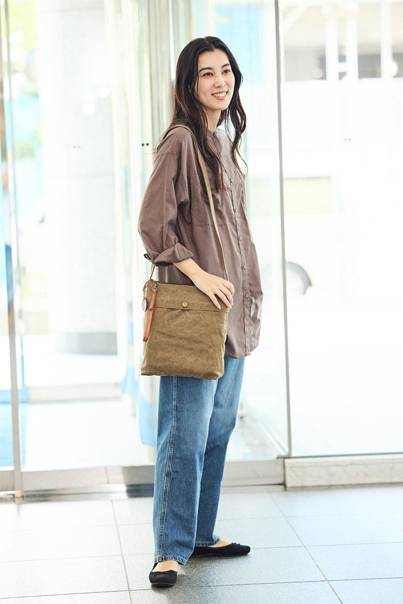 genten ゲンテン Mil Canvas ミルキャンバス ショルダーバッグ 44541