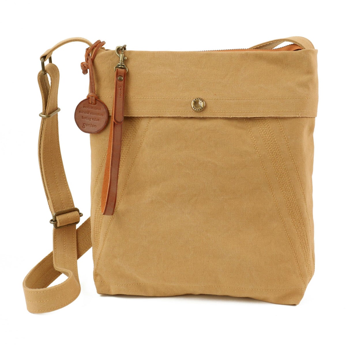 genten ゲンテン Mil Canvas ミルキャンバス ショルダーバッグ 44541