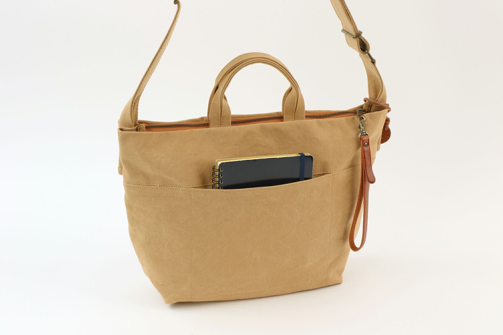 genten ゲンテン Mil Canvas ミルキャンバス 2WAYショルダーバッグ