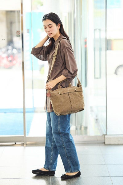 genten ゲンテン Mil Canvas ミルキャンバス 2WAYショルダーバッグ 44543