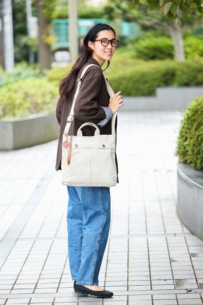 genten ゲンテン Mil Canvas ミルキャンバス 2WAYショルダーバッグ 49505