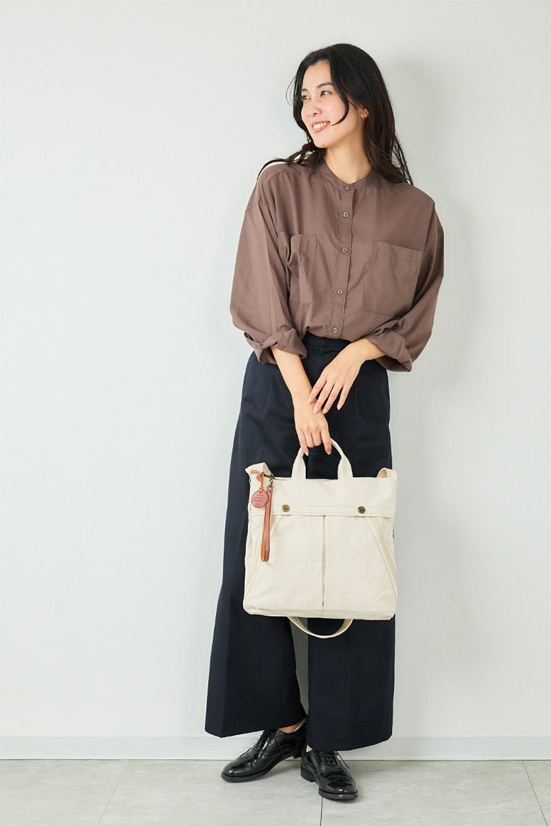 genten ゲンテン Mil Canvas ミルキャンバス 2WAYショルダーバッグ