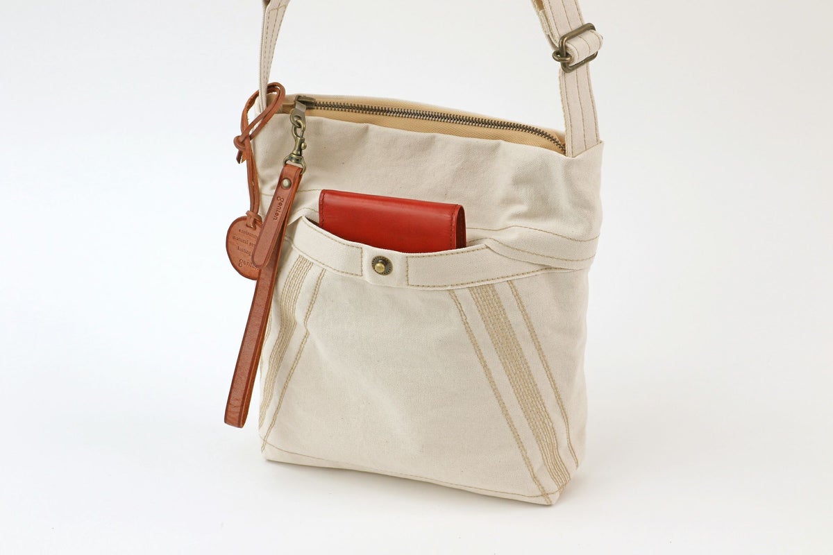 genten ゲンテン Mil Canvas ミルキャンバス ミニショルダーバッグ 49507