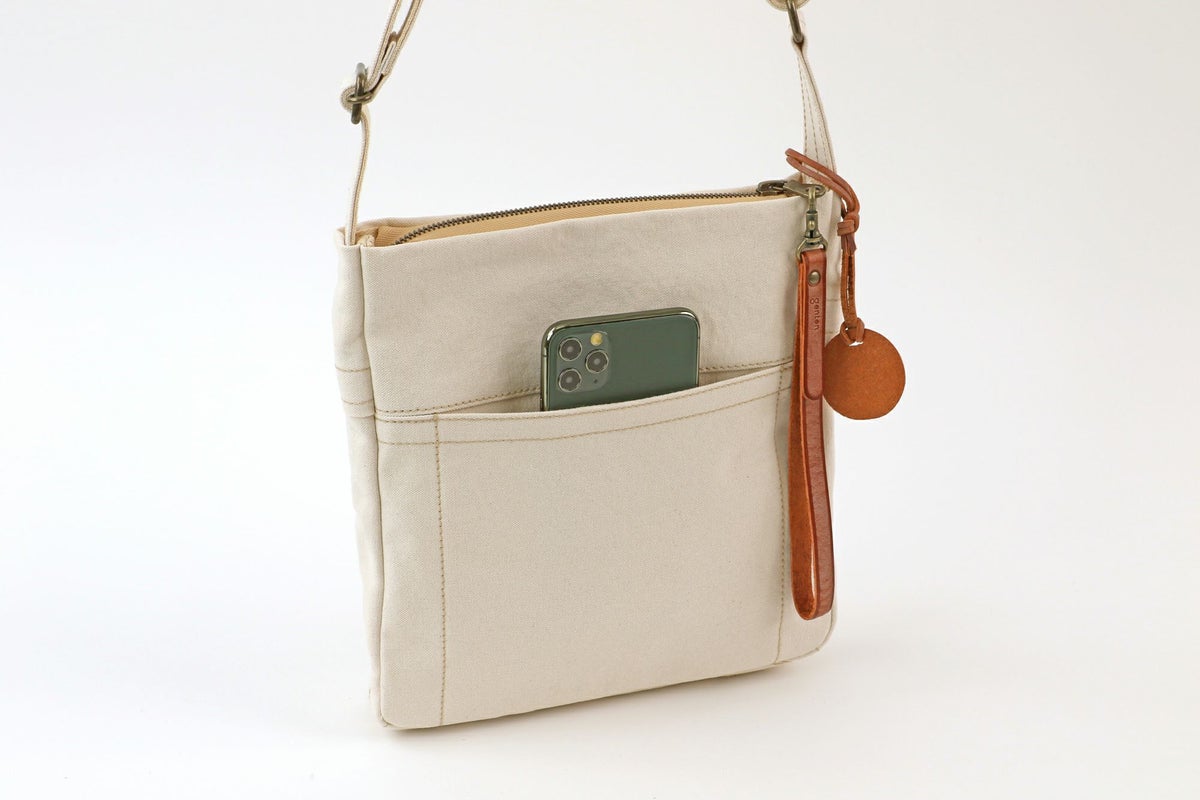 genten ゲンテン Mil Canvas ミルキャンバス ミニショルダーバッグ 49507