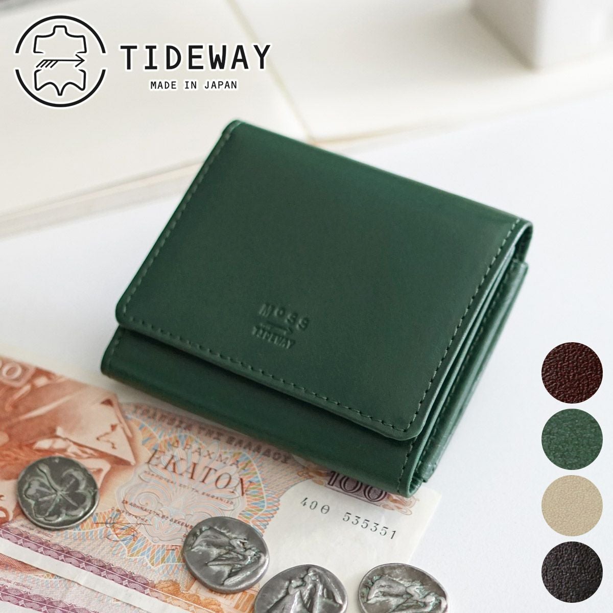 TIDEWAY タイドウェイ MOSS モス FOLD WALLET T2444 | こだわりの