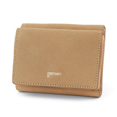 genten ゲンテン Fresco フレスコ 小銭入れ付き三つ折り財布 44318