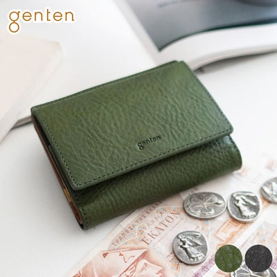 genten ゲンテン Minerva2 ミネルヴァ2 小銭入れ付き二つ折り財布 44442