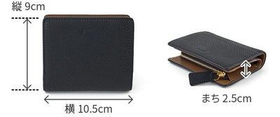 genten ゲンテン Minerva2 ミネルヴァ2 小銭入れ付き二つ折り財布 44443