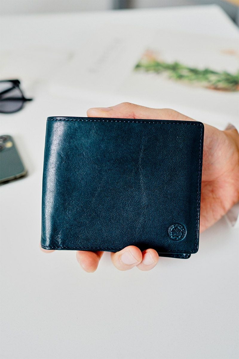 Dakota ターコイズ 二つ折り財布 Dakota BLACK LABEL ダコタ ブラックレーベル フリムジー 二つ折り財布