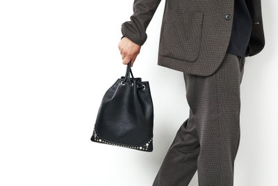 PELLE MORBIDA ペッレモルビダ London ロンドン ドローストリングバッグ PMO-MB080LO