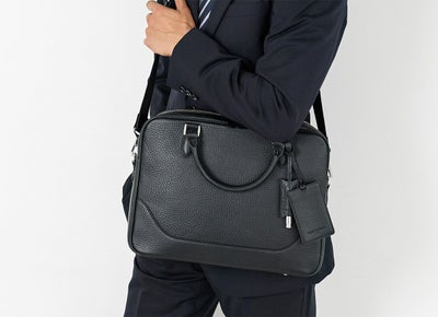 PELLE MORBIDA ペッレモルビダ Maiden Voyage メイデン ボヤージュ シュリンクレザー ブリーフバッグ 1室タイプ ショルダーベルト付属 PMO-MB077