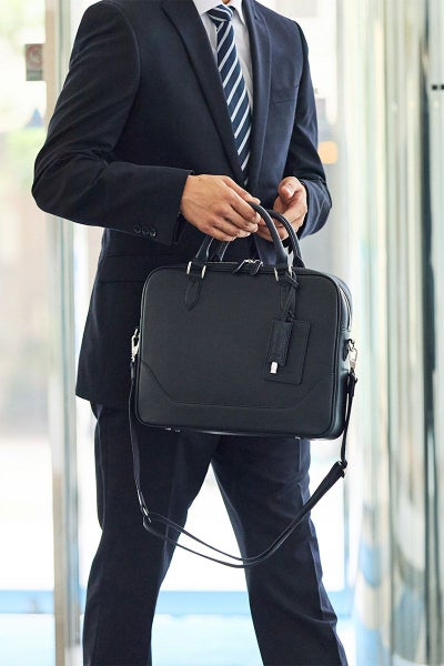 PELLE MORBIDA ペッレモルビダ Maiden Voyage メイデン ボヤージュ シュリンクレザー ブリーフバッグ 1室タイプ ショルダーベルト付属 PMO-MB077