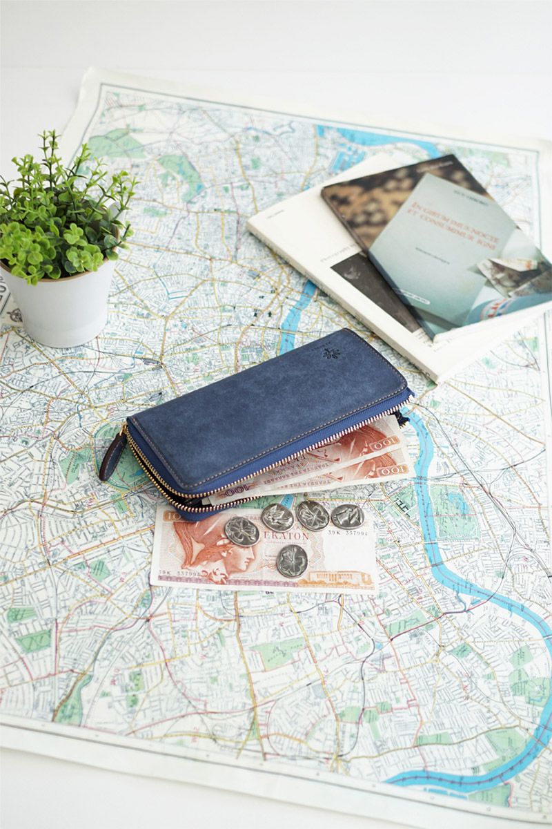 ALBERO アルベロ Schiuma スキューマ 小銭入れ付き長財布（L字ファスナー式） 6055