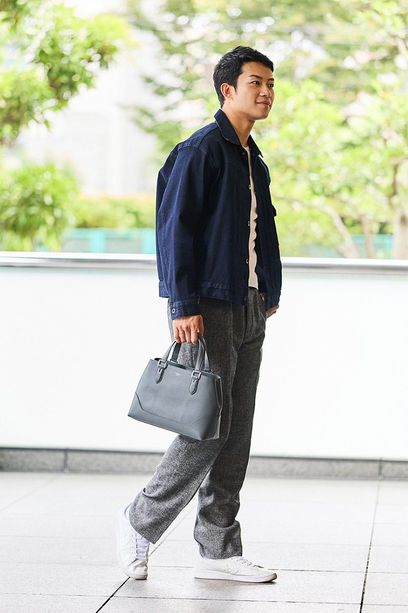 PELLE MORBIDA ペッレモルビダ TELA MARINA テーラ マリーナ ミニトートバッグ PMO-TE013