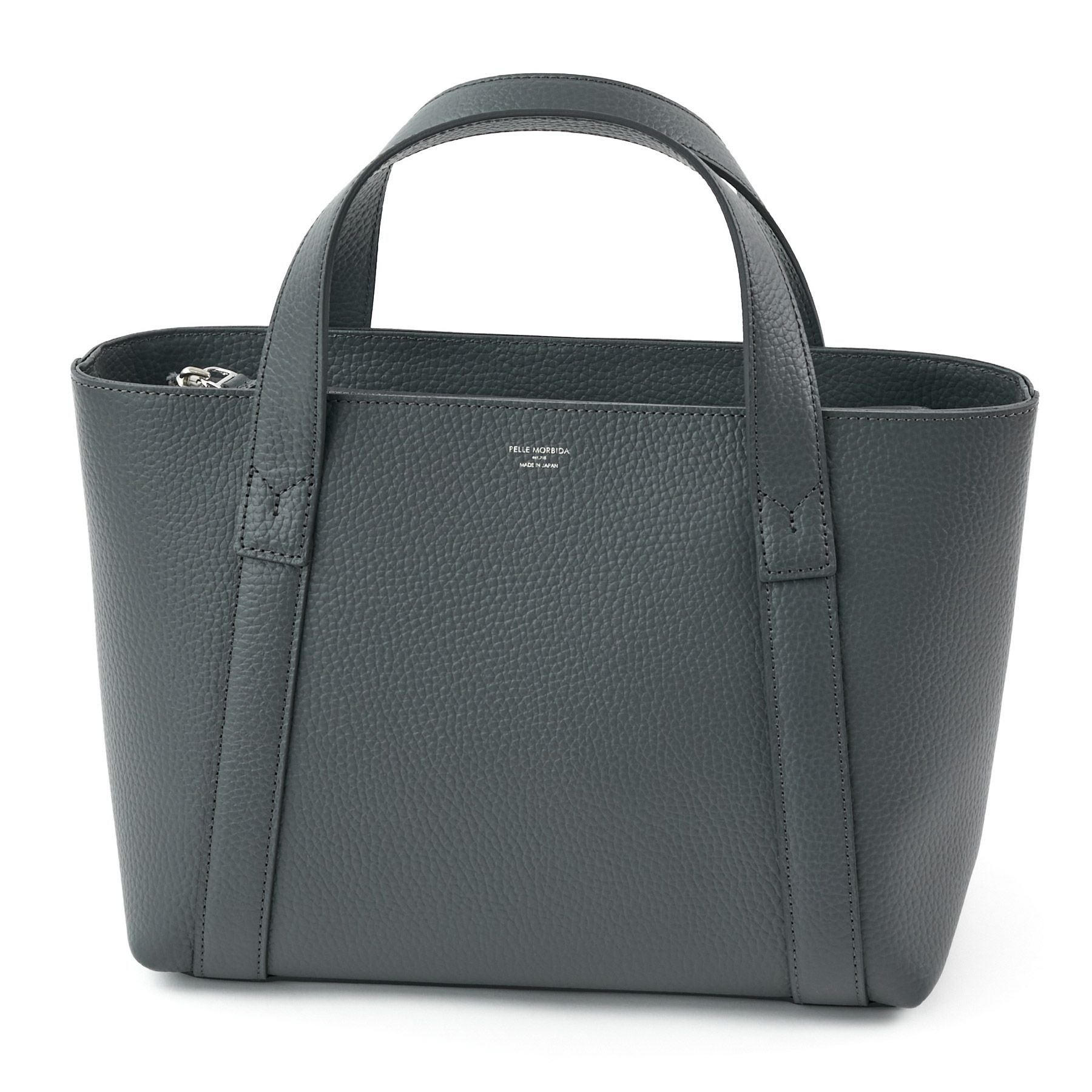 【美品】ペッレモルビダ ミニトートバッグ テーラマリーナ TE015 ブラック ペッレモルビダのミニ トートバッグ TELA MARINA | 送料無料|ブラック
