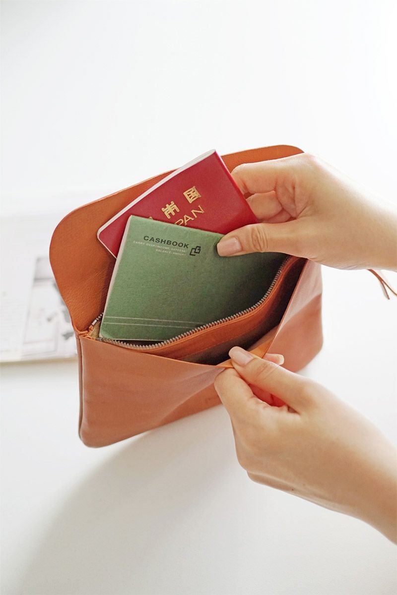 genten ゲンテン サスティナブル巾着 貴重品ポーチ 43728 | こだわりの