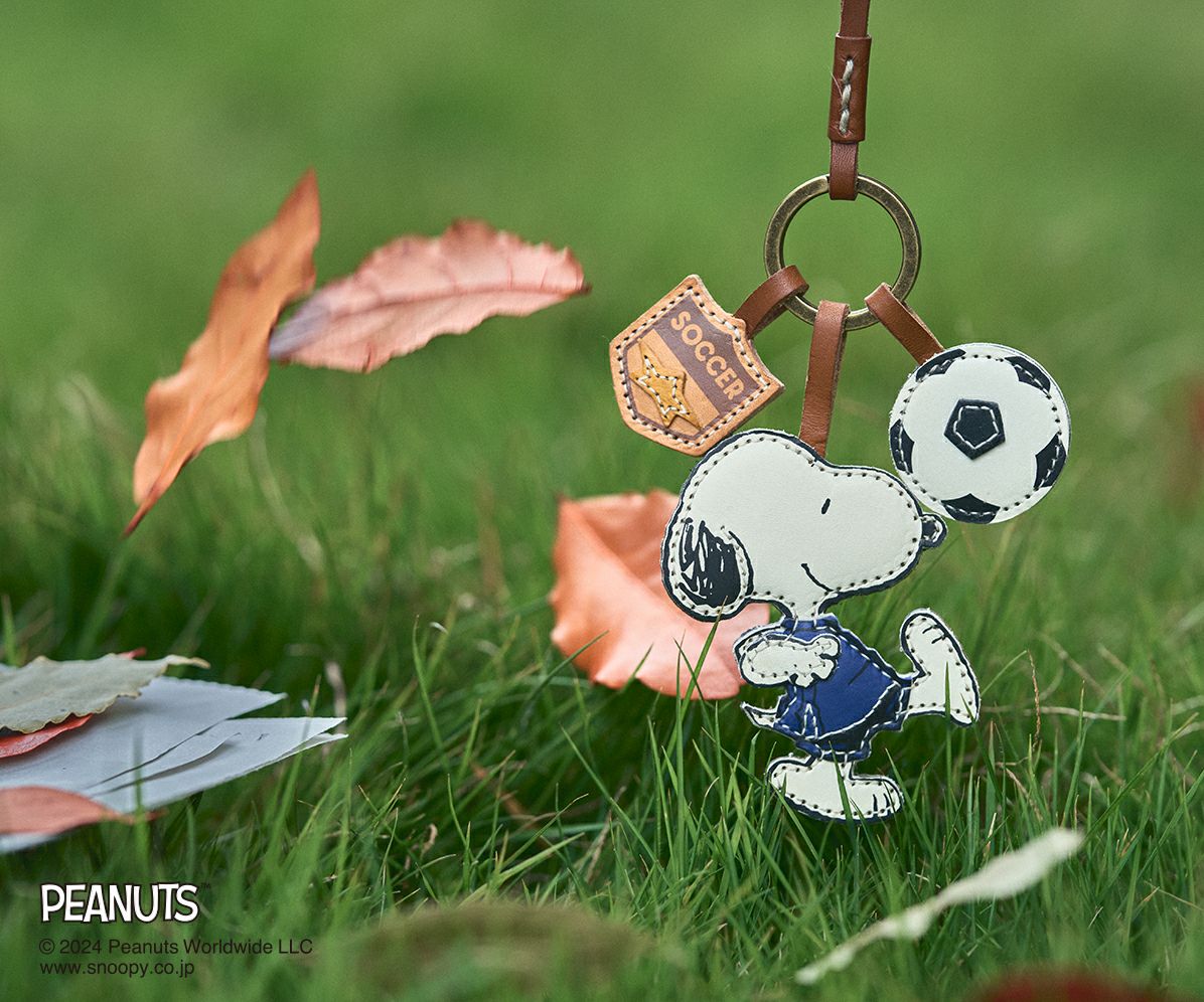 ゲンテン・スヌーピーキーホルダー genten ゲンテン genten × PEANUTS ゲンテン×ピーナッツ ワクワク