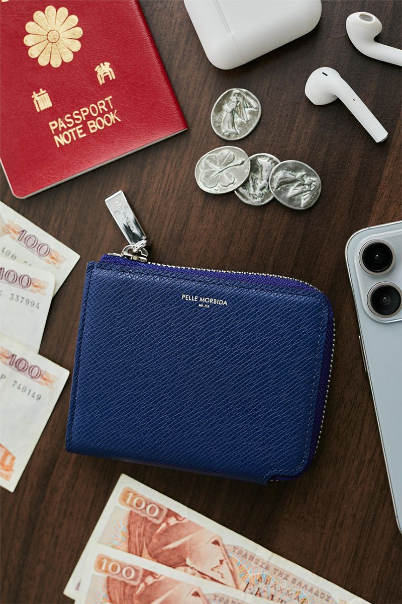 PELLE MORBIDA ペッレモルビダ Barca バルカ エンボスレザー ミニ