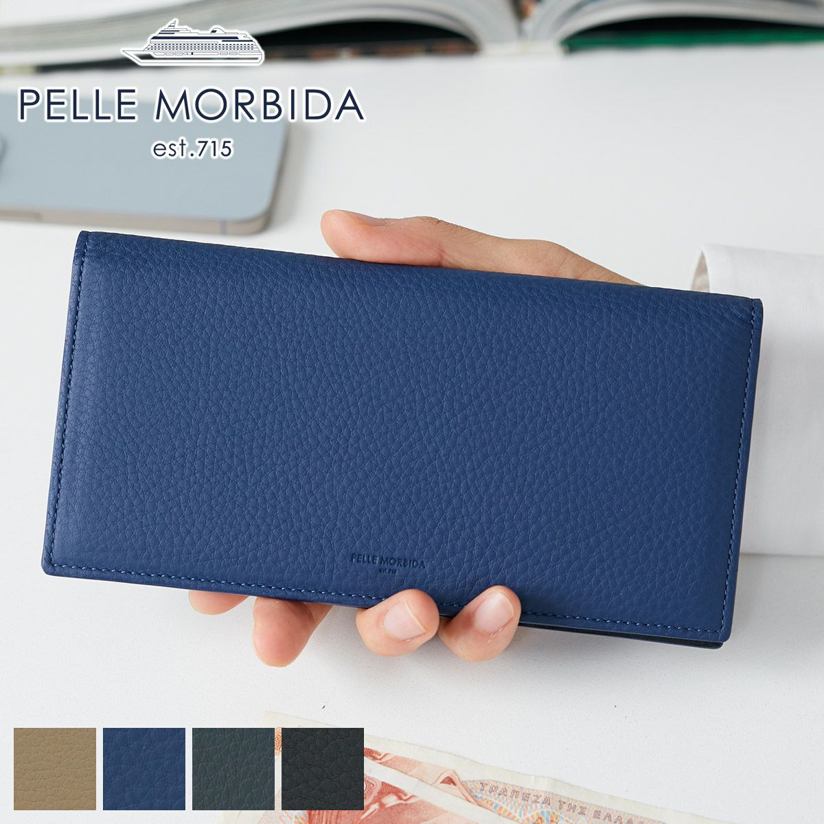 PELLE MORBIDA Barca（バルカ） グレージュ PELLE MORBIDA（ペッレ