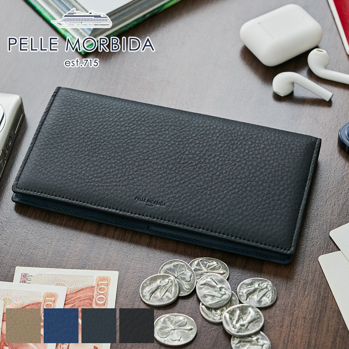 PELLE MORBIDA ペッレモルビダ Barca バルカ フルグレインレザー 小銭