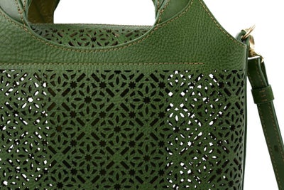 genten ゲンテン Dia cut work ダイヤカットワーク 2WAYショルダーバッグ 44500