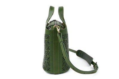 genten ゲンテン Dia cut work ダイヤカットワーク 2WAYショルダーバッグ 44500