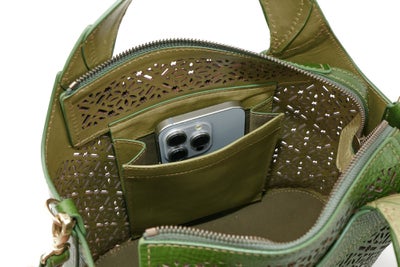 genten ゲンテン Dia cut work ダイヤカットワーク 2WAYショルダーバッグ 44500