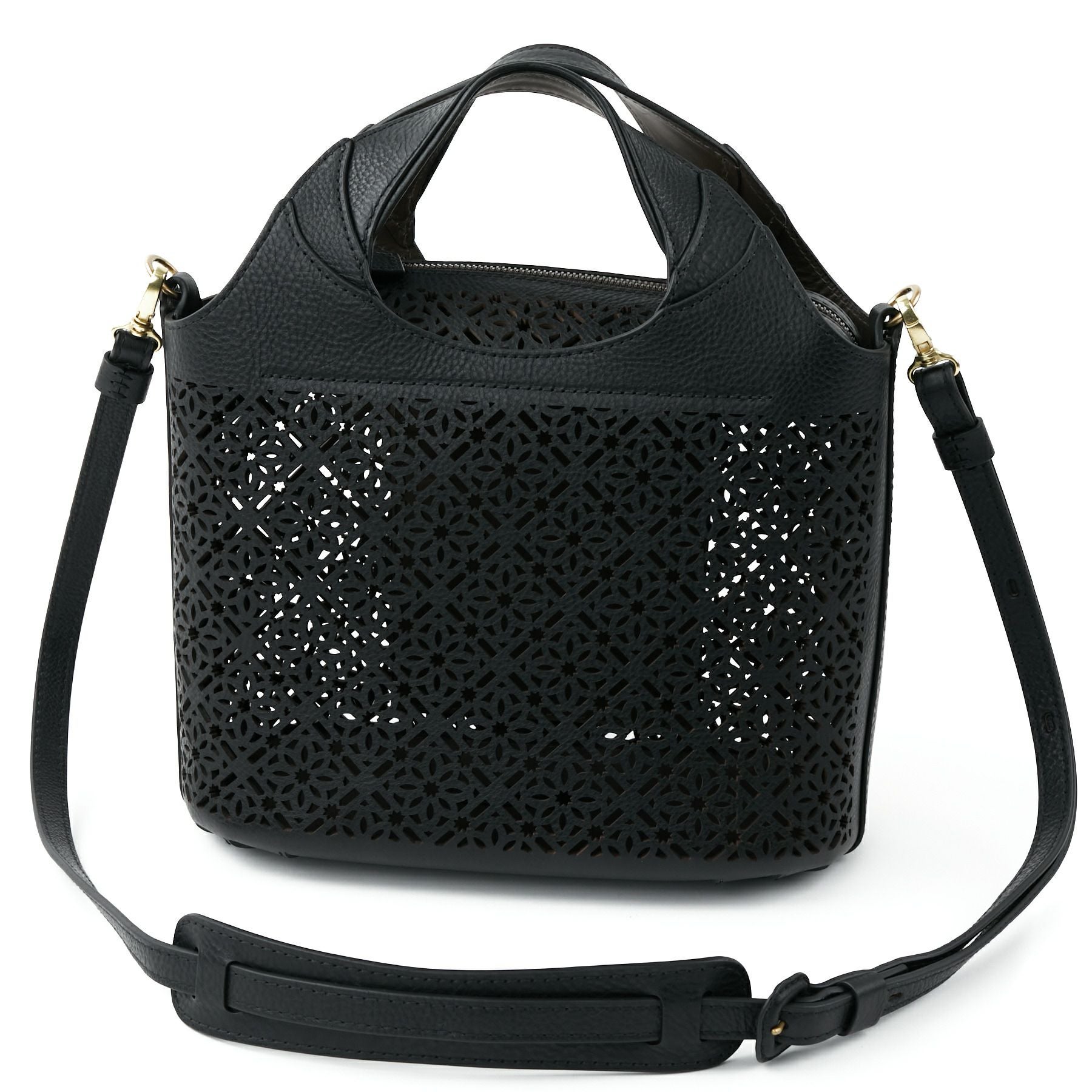 genten バッグ genten ゲンテン Dia cut work ダイヤカットワーク 2WAYショルダー