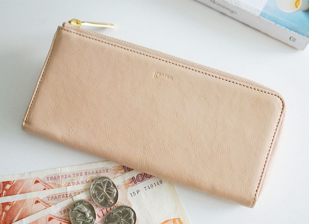 genten ゲンテン Euphoria ユーフォリア 小銭入れ付き長財布（L字ファスナー式） 44590