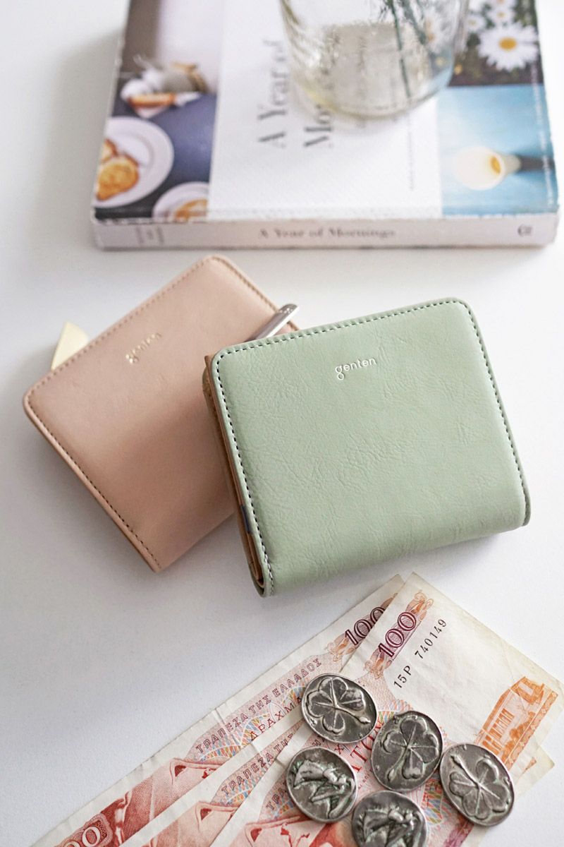 genten ゲンテン Euphoria ユーフォリア 小銭入れ付き二つ折り財布