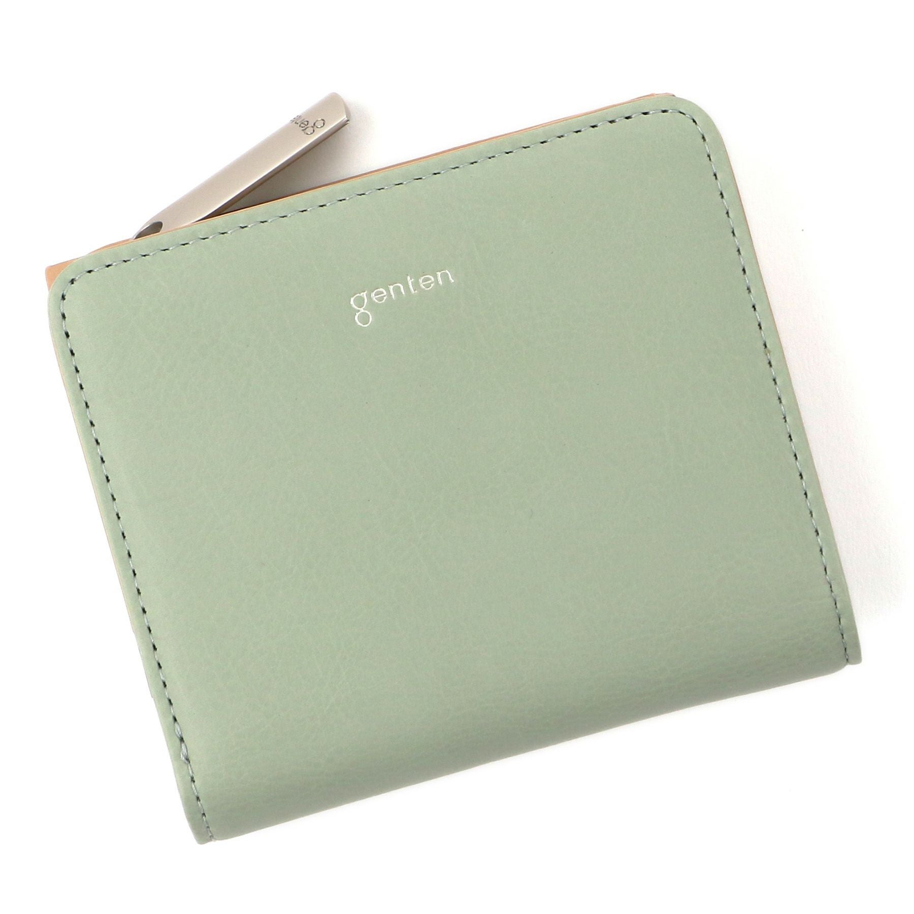 genten ゲンテン Euphoria ユーフォリア 小銭入れ付き二つ折り財布