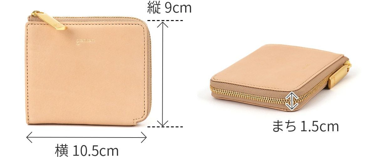 genten ゲンテン Euphoria ユーフォリア ミニ財布（L字ファスナー式） 44593