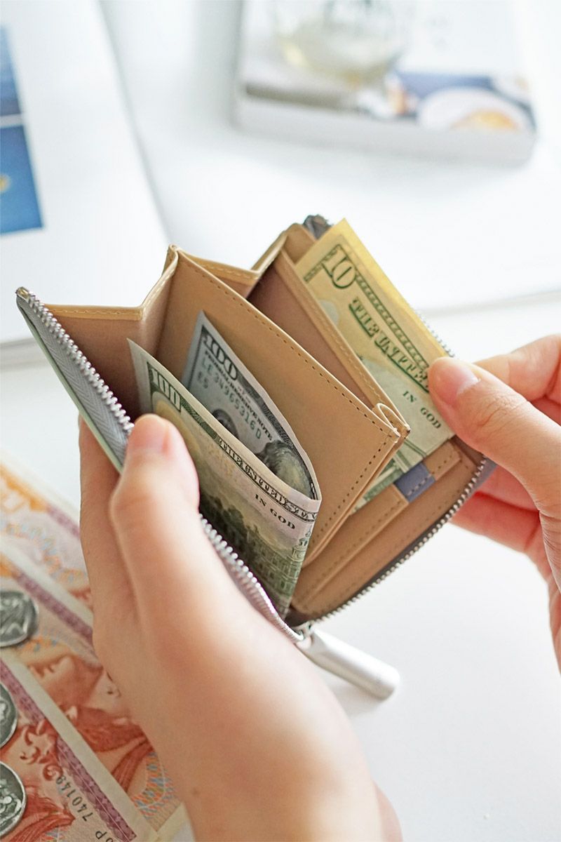 genten ゲンテン Euphoria ユーフォリア ミニ財布（L字ファスナー式） 44593